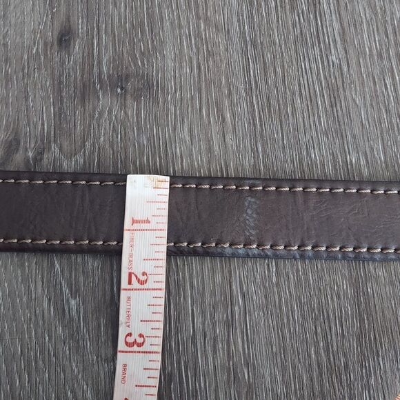 Levi's Men's Brown Synthetic Leather Belt Medium 34-36 - Picture 5 of 5